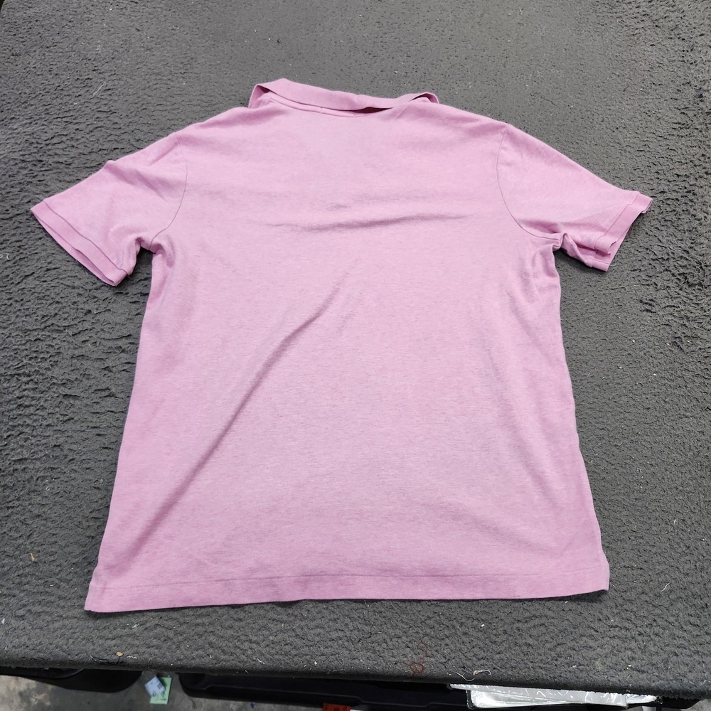 Polo Ralph Lauren Mens Classic Fit Polo Shirt Pink Heather Short Sleeve Medium - Picture 6 of 7